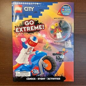 LEGO City Go Extreme! Activity Book with Lego Bricks